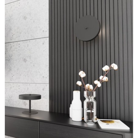 Aplique de pared Zuko negro (2 luces)