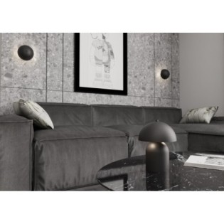 Lámpara de mesa Konvi negro (2 luces)