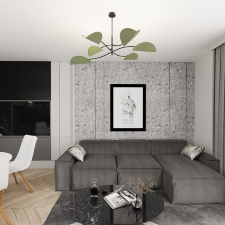 Lámpara de techo Norgi Verde (6 luces)