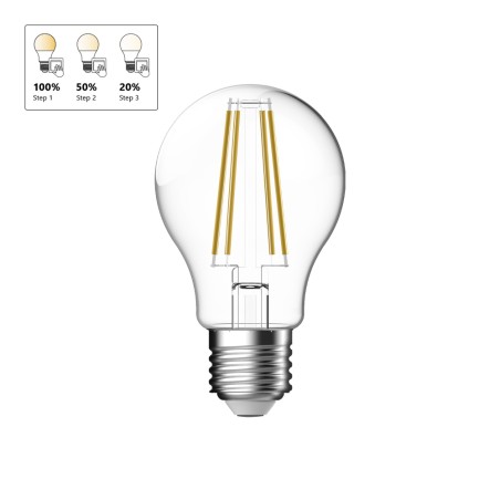 Bombilla LED E27 A60 2700K Step-dim (4,9W)