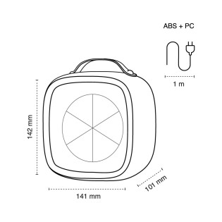 Calefactor portátil Tropico Blanco (500W)