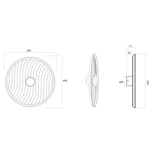 Aplique de pared LED Acustic I (5W)
