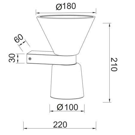 Aplique de pared LED New York (6W)