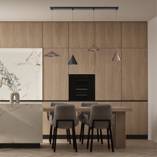 Lámpara colgante LED Cono...