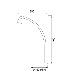 Lámpara de mesa LED Africa (6W)