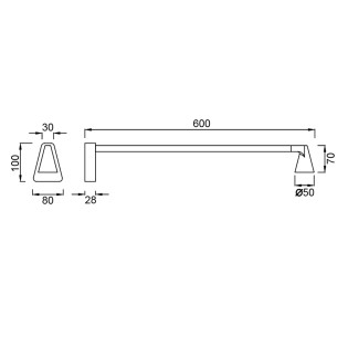 Aplique de pared LED Africa (5W)