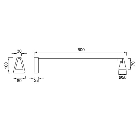 Aplique de pared LED Africa (5W)