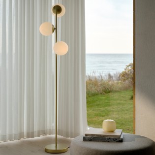 Lámpara de pie Lilly Latón...