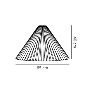 Pantalla de papel Belloy Big 65