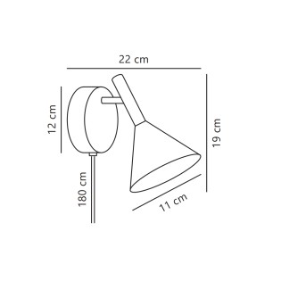 Aplique de pared Kelvis