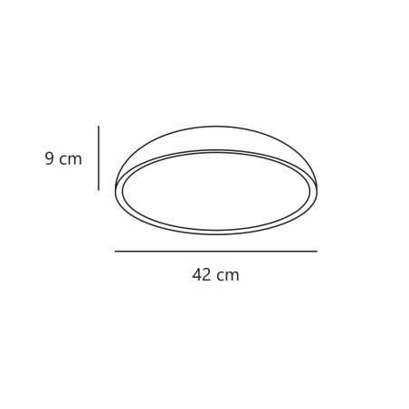Plafón de techo LED Penelopa CCT (36W)