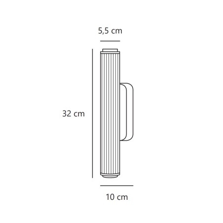 Aplique LED para baños Virelle 32 (8W)