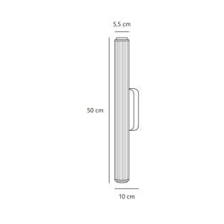 Aplique LED para baños Virelle 50 (12W)