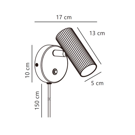 Aplique de pared Vico