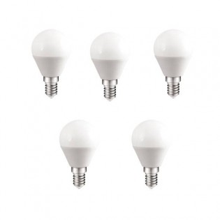 Pack 5 Bombillas led A2BC 6W E14  (6000ºk)