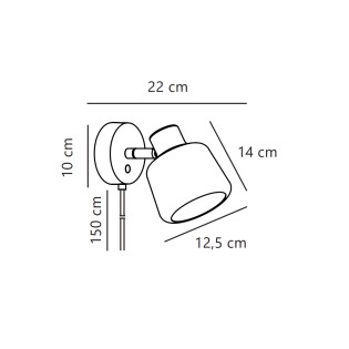Aplique de pared Louella