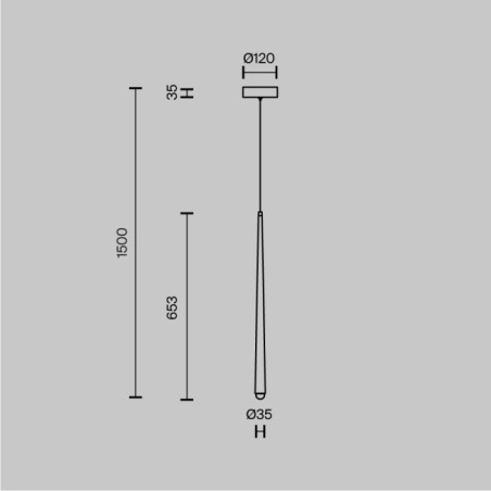 Lámpara colgante LED Cascade (6W)