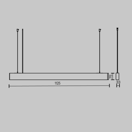 Lámpara colgante LED BASIS (36W)