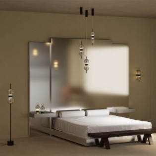 Aplique de pared LED Double...