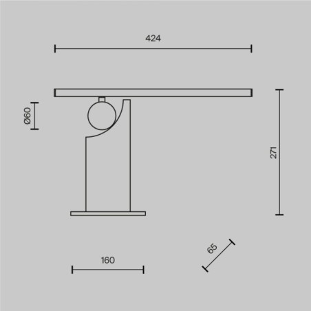 Lámpara de mesa LED Monumento (9W)