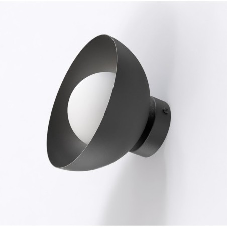 Aplique de pared Lumora negro