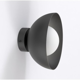 Aplique de pared Lumora negro