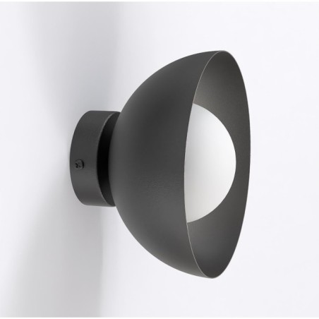 Aplique de pared Lumora negro