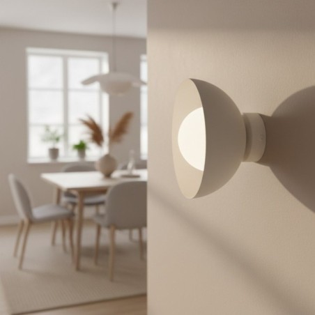 Aplique de pared Lumora blanco