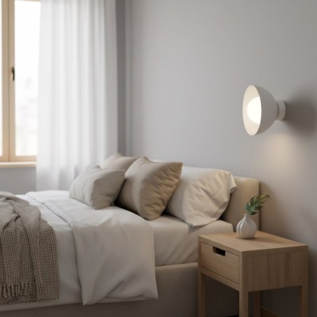 Aplique de pared Lumora blanco