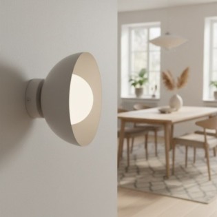 Aplique de pared Lumora gris