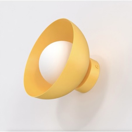 Aplique de pared Lumora naranja