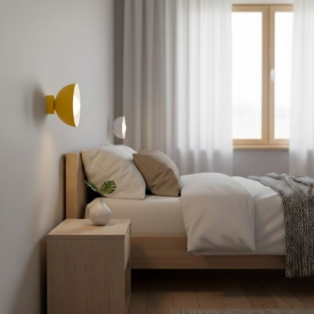 Aplique de pared Lumora naranja