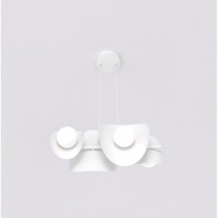 Lámpara colgante Lithora blanco (4 luces)