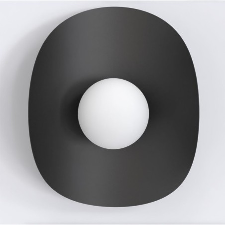 Aplique de pared Onivia XL negro