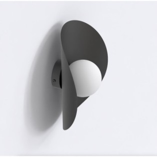 Aplique de pared Onivia XL negro