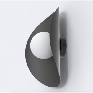 Aplique de pared Onivia XL negro