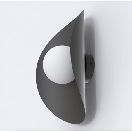 Aplique de pared Onivia XL negro