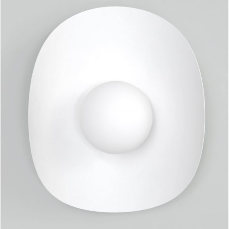 Aplique de pared Onivia XL blanco