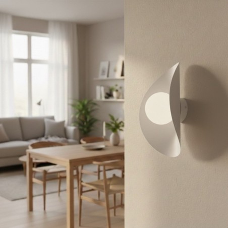 Aplique de pared Onivia XL blanco