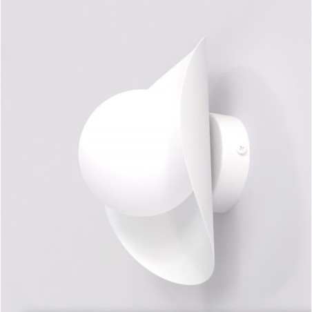 Aplique de pared Onivia M blanco