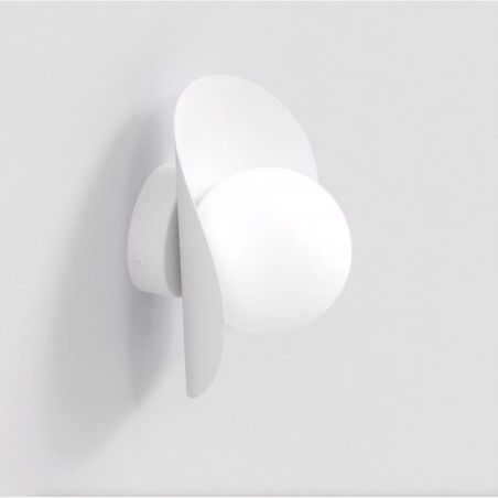 Aplique de pared Onivia M blanco