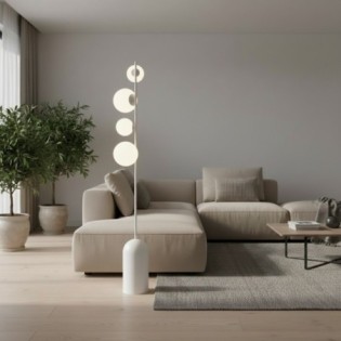 Lámpara de pie Tandem...