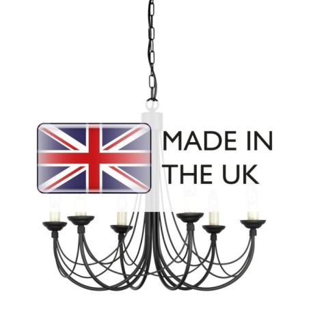 Lámpara de araña Carisbrooke (6 luces)