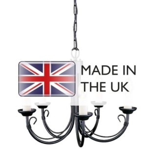 Lámpara de araña Chartwell (5 luces)