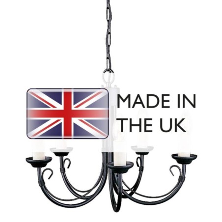 Lámpara de araña Chartwell (5 luces)