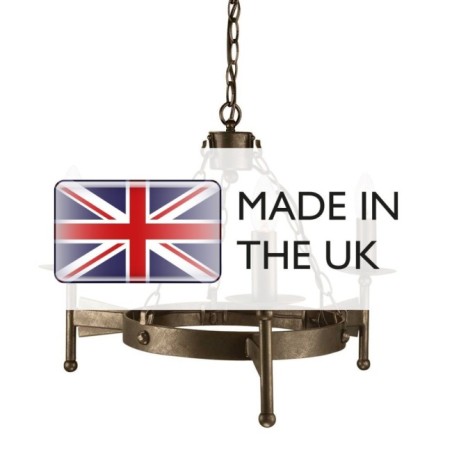 Lámpara de araña Cromwell (3 luces)