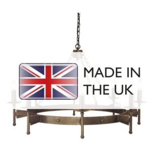 Lámpara de araña Cromwell (8 luces)