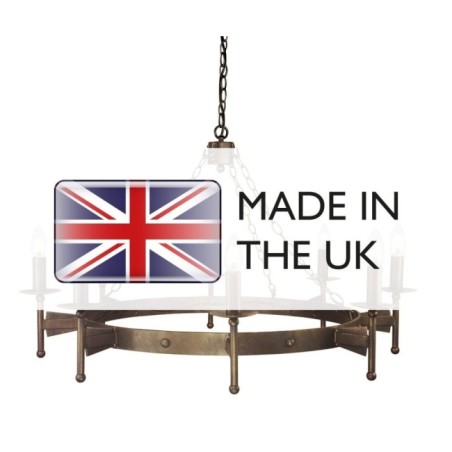 Lámpara de araña Cromwell (8 luces)