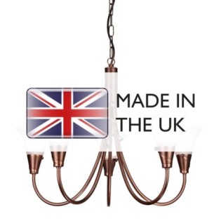 Lámpara de araña Emily (5 luces)