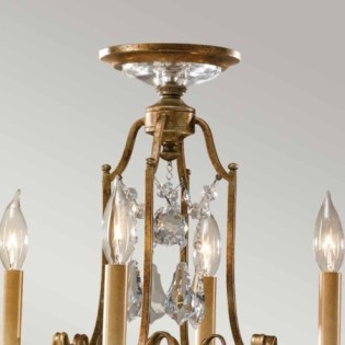 Lámpara de araña Valentina (4 luces)